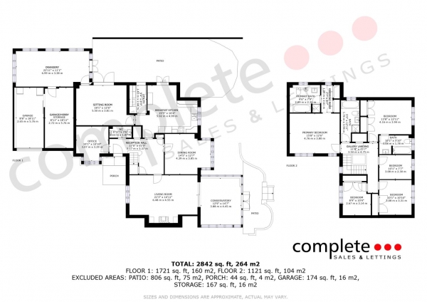 Floor Plan Image for 5 Bedroom Detached House for Sale in Loveday Drive, Leamington Spa