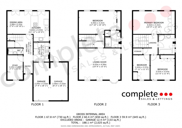 Floor Plan Image for 4 Bedroom Town House for Sale in The Maltings, Leamington Spa