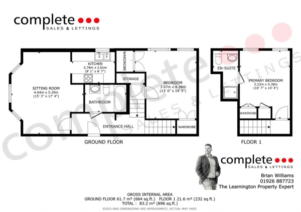 Floor Plan Image for 2 Bedroom Duplex for Sale in Lillington Road, Leamington Spa