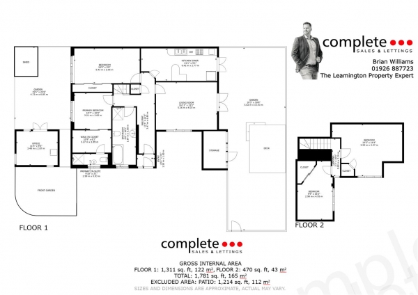 Floor Plan Image for 4 Bedroom Semi-Detached Bungalow for Sale in Rectory Close, Whitnash, Leamington Spa