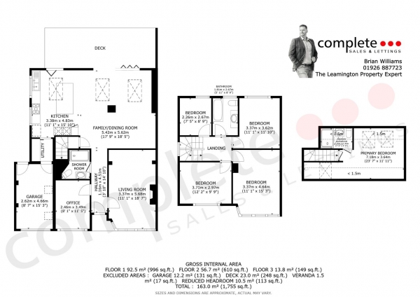 Floor Plan Image for 5 Bedroom Semi-Detached House for Sale in Telford Avenue, Leamington Spa