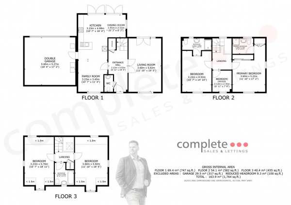 Floor Plan Image for 4 Bedroom Detached House for Sale in Canon Price Road, Barford, Warwick