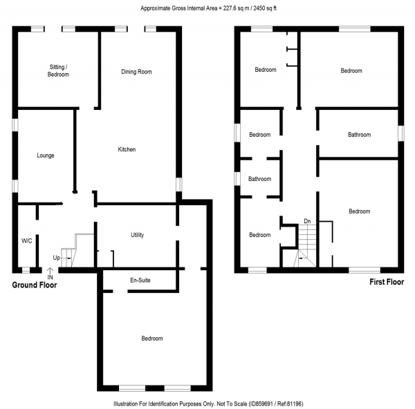 Floor Plan Image for 5 Bedroom Detached House for Sale in Croftshaw Road, Alva, FK12