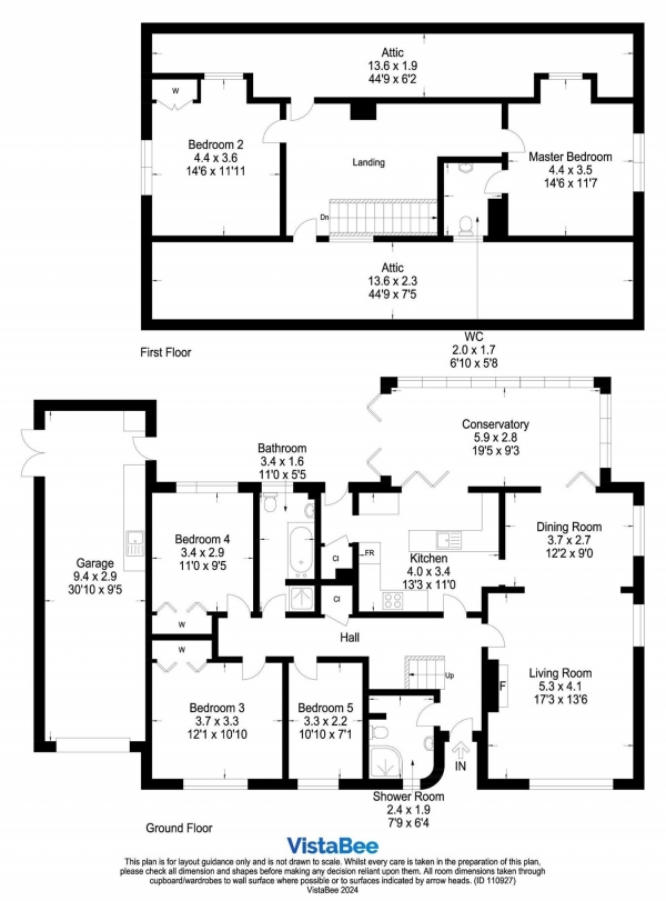 Floor Plan Image for 5 Bedroom Detached House for Sale in Beech Crescent, Braco, FK15