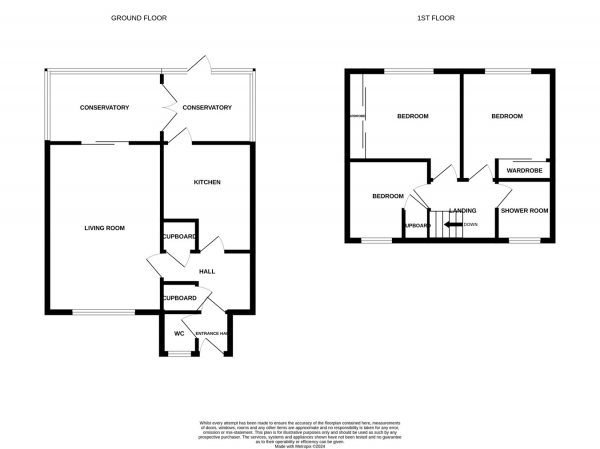 Floor Plan Image for 3 Bedroom Link Detached House for Sale in Braemar Avenue, Dunblane, FK15