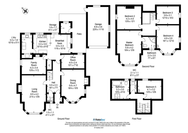 Floor Plan Image for 5 Bedroom Detached House for Sale in Doune Road, Dunblane, FK15