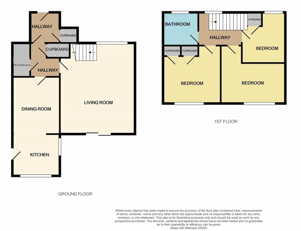 Floor Plan Image for 3 Bedroom Link Detached House for Sale in Braemar Avenue, Dunblane, FK15