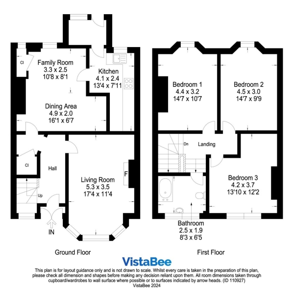 Floor Plan Image for 3 Bedroom Terraced House for Sale in Argyll Avenue, Stirling, FK8