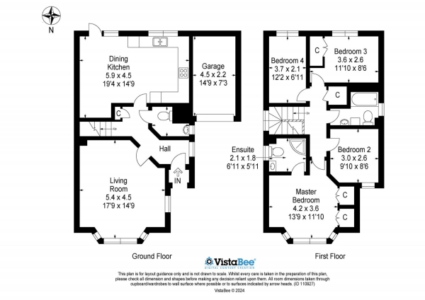 Floor Plan Image for 4 Bedroom Detached House for Sale in Bluebell Wood, Doune, FK16