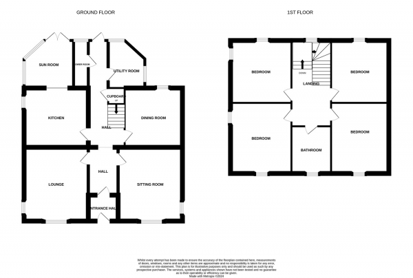 Floor Plan Image for 4 Bedroom Detached House for Sale in Balkerach Street, Doune, FK16