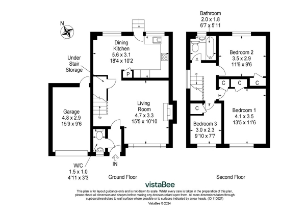 Floor Plan Image for 3 Bedroom Link Detached House for Sale in Braemar Avenue, Dunblane, FK15