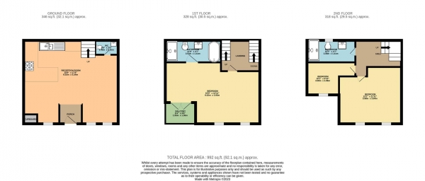 Floor Plan Image for 3 Bedroom Property for Sale in Rutland Mews, St John's Wood, NW8