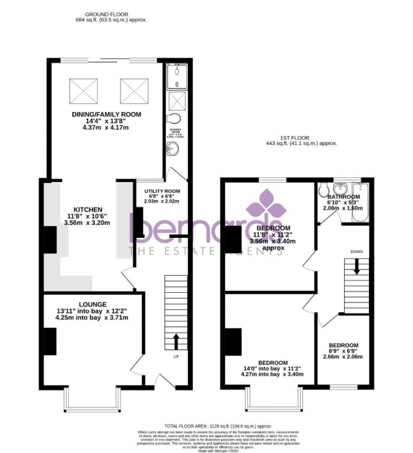 Floor Plan Image for 3 Bedroom Semi-Detached House for Sale in Neville Road, Portsmouth