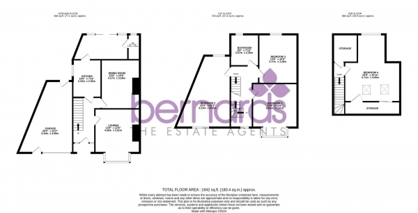 Floor Plan Image for 4 Bedroom Semi-Detached House for Sale in Stride Avenue, Portsmouth