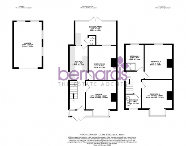 Floor Plan Image for 3 Bedroom Semi-Detached House for Sale in Seaton Avenue, Portsmouth