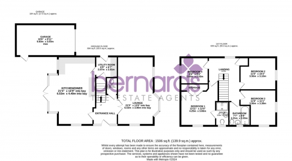 Floor Plan Image for 4 Bedroom Detached House for Sale in Union Road, Portsmouth