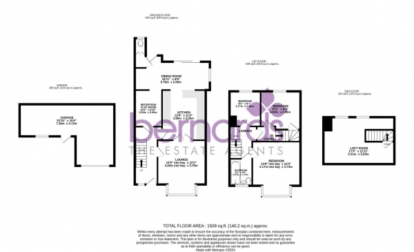 Floor Plan Image for 3 Bedroom Semi-Detached House for Sale in Stubbington Avenue, Portsmouth