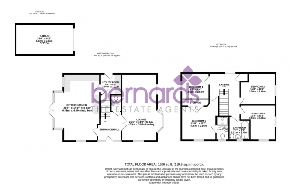 Floor Plan Image for 3 Bedroom Detached House to Rent in Union Road, Portsmouth