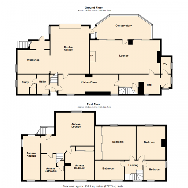 Floor Plan Image for 4 Bedroom Detached House for Sale in Milner Lane, Saxton, Tadcaster