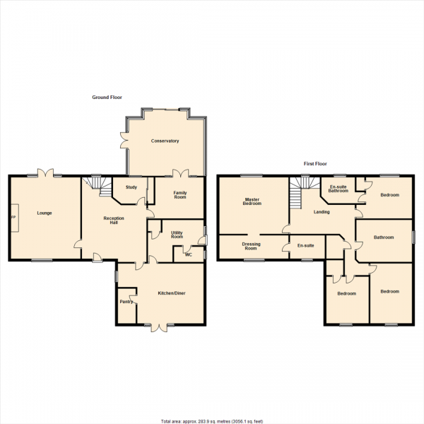 Floor Plan Image for 4 Bedroom Detached House for Sale in Mulberry House, Main Street, Monk Fryston, Leeds