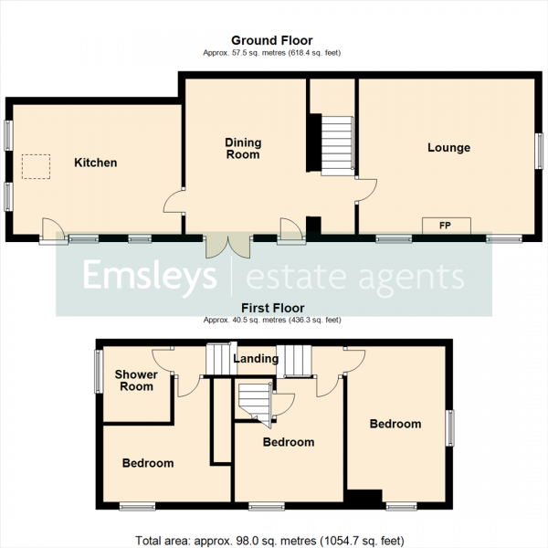 Floor Plan Image for 3 Bedroom Semi-Detached House for Sale in Milford Junction, South Milford, Leeds