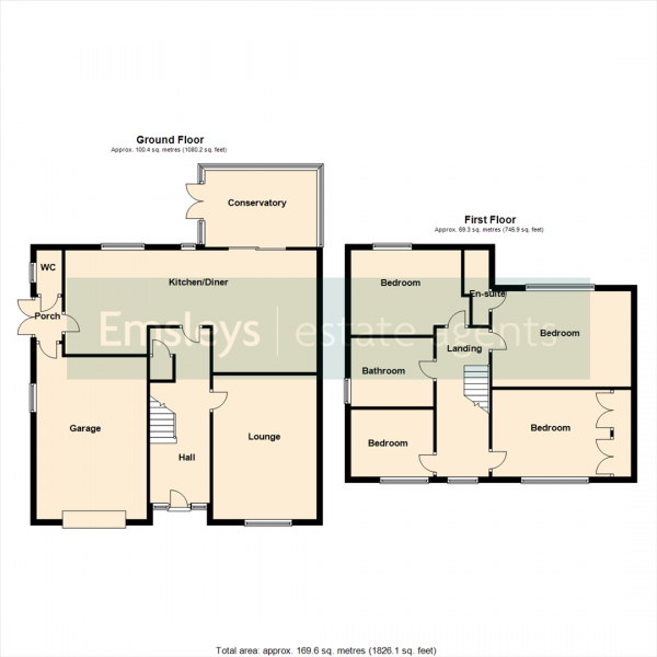 Floor Plan Image for 4 Bedroom Detached House for Sale in Sand Lane, South Milford, Leeds