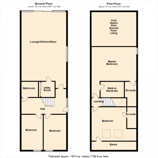 Floor Plan for 4 Bedroom Barn Conversion for Sale in The Threshing Barn, Lumby, South Milford, Leeds, LS25, 5JA -  &pound475,000