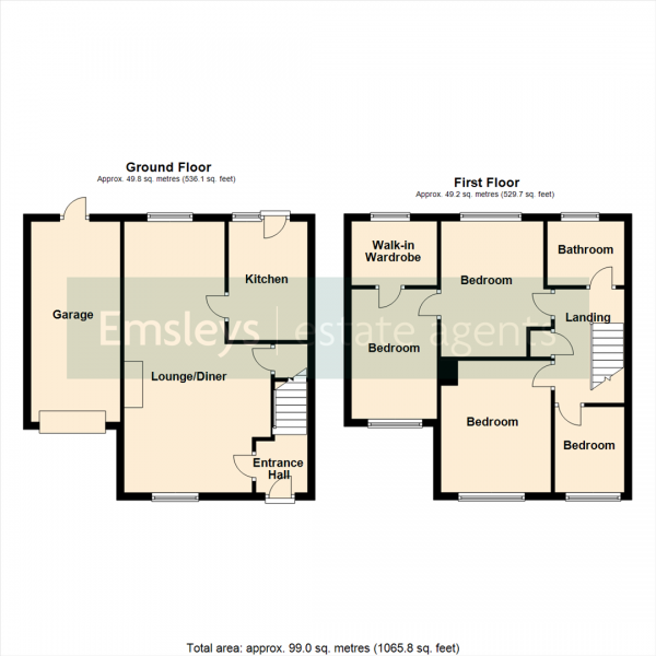 Floor Plan Image for 4 Bedroom Town House for Sale in Main Street, Monk Fryston, Leeds