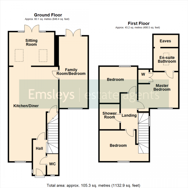 Floor Plan Image for 4 Bedroom Semi-Detached House for Sale in Bridge Close, Church Fenton, Tadcaster