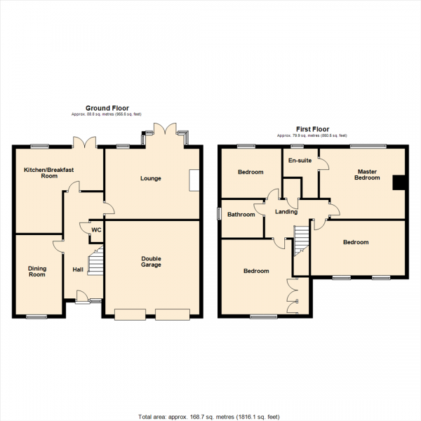 Floor Plan Image for 4 Bedroom Detached House for Sale in Moorland Way, Sherburn In Elmet, Leeds