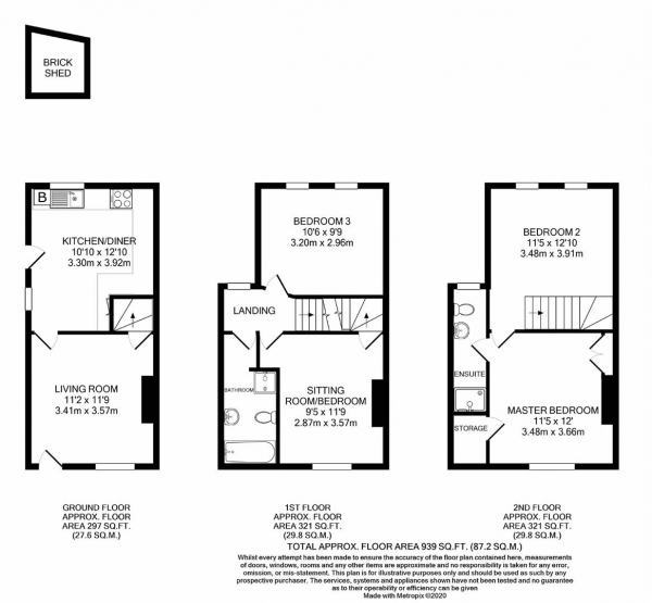 Floor Plan Image for 3 Bedroom Property for Sale in Queen Street, Uppingham