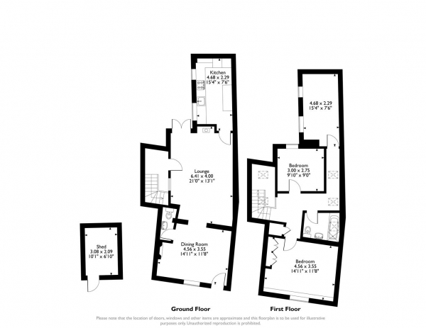 Floor Plan Image for 3 Bedroom Property for Sale in Main Street, Belton In Rutland, Rutland