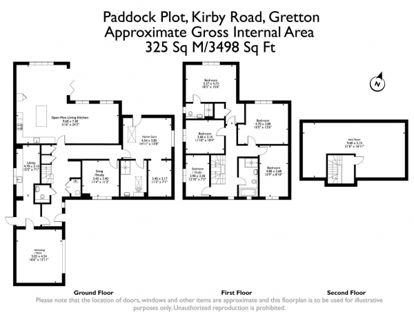 Floor Plan Image for 5 Bedroom Detached House for Sale in Kirby Road, Gretton, Northamptonshire