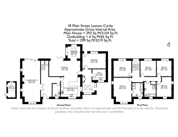 Floor Plan Image for 5 Bedroom Detached House for Sale in Main Street, Laxton