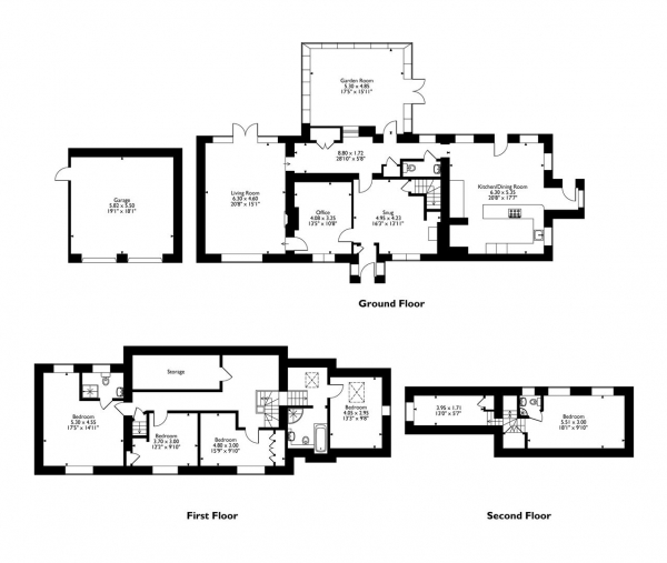 Floor Plan Image for 5 Bedroom Property for Sale in Main Street, Thorpe By Water