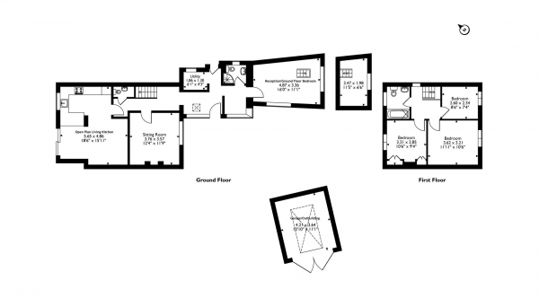 Floor Plan Image for 4 Bedroom Semi-Detached House for Sale in Church Street, Langham, Rutland