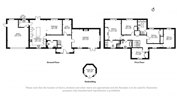 Floor Plan Image for 5 Bedroom Detached House for Sale in Top Lane, Bisbrooke, Rutland