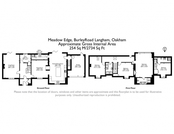 Floor Plan Image for 4 Bedroom Detached House for Sale in Burley Road, Langham, Rutland