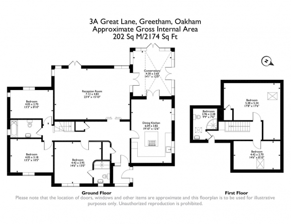 Floor Plan Image for 5 Bedroom Detached House for Sale in Great Lane, Greetham, Rutland