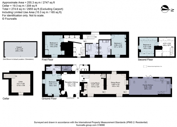 Floor Plan Image for 4 Bedroom Property for Sale in Main Street, Preston, Rutland