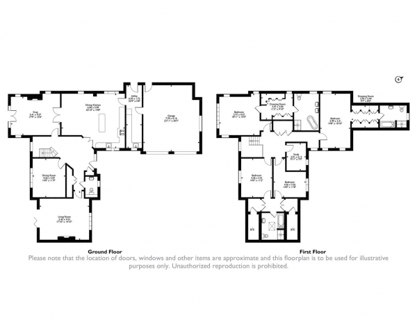 Floor Plan Image for 5 Bedroom Detached House for Sale in Manor Farm Close, Tugby, Leicester