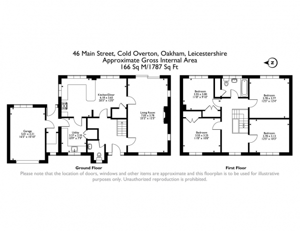 Floor Plan Image for 4 Bedroom Detached House for Sale in Main Street, Cold Overton, Rutland