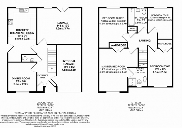 Floor Plan Image for 4 Bedroom Detached House for Sale in Darenth Park Avenue, Dartford