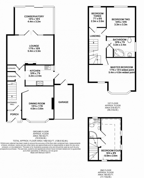 Floor Plan Image for 4 Bedroom Semi-Detached House for Sale in Rochester Drive, Bexley