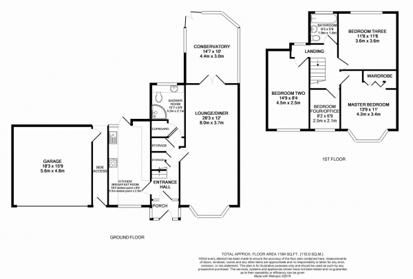 Floor Plan Image for 4 Bedroom Semi-Detached House for Sale in Silverdale Road, Bexleyheath