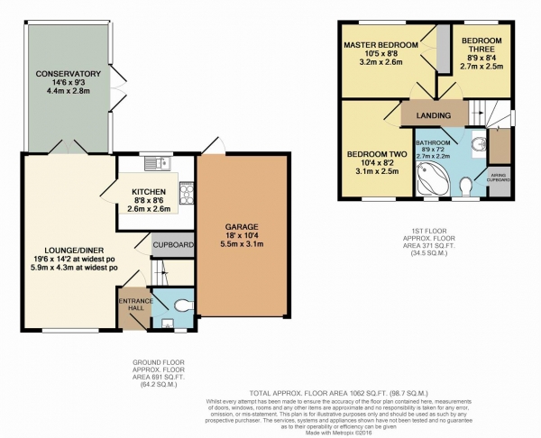 Floor Plan Image for 3 Bedroom Detached House for Sale in Hoveton Road, London