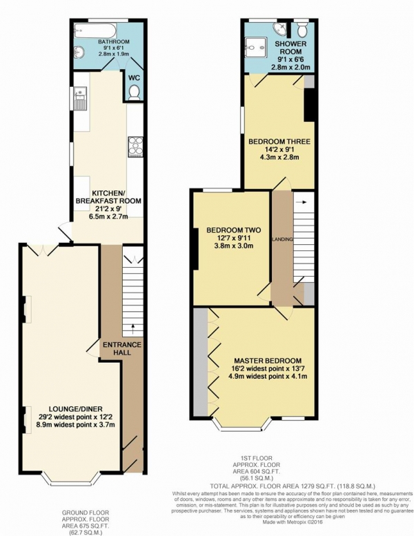 Floor Plan Image for 3 Bedroom Property for Sale in Abbey Terrace, London