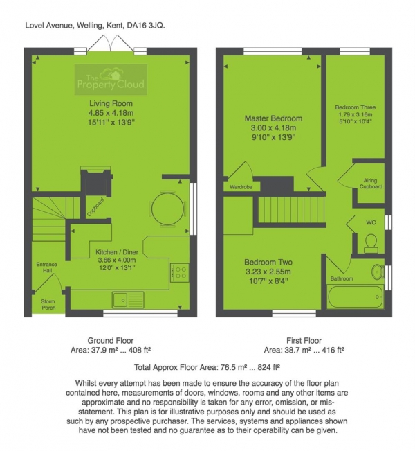 Floor Plan Image for 3 Bedroom Property for Sale in Lovel Avenue, Welling