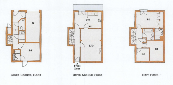 Floor Plan Image for 4 Bedroom Property to Rent in Meriel Walk, Greenhithe