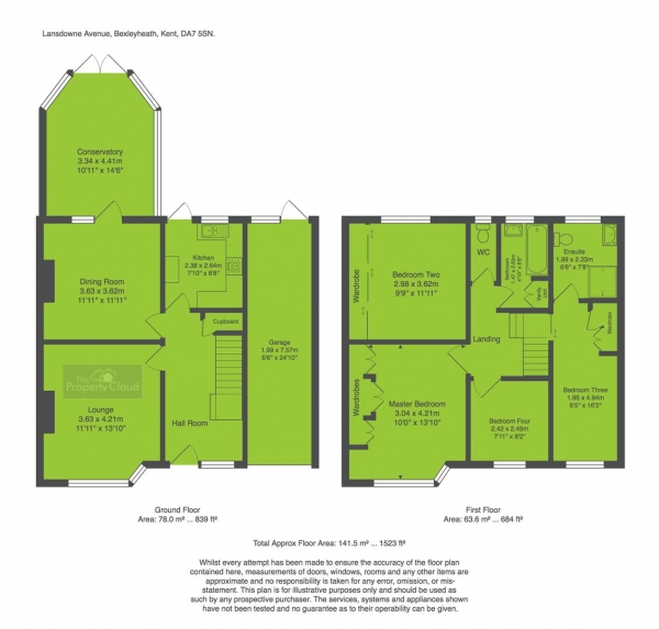 Floor Plan Image for 4 Bedroom Semi-Detached House for Sale in Lansdowne Avenue, Bexleyheath